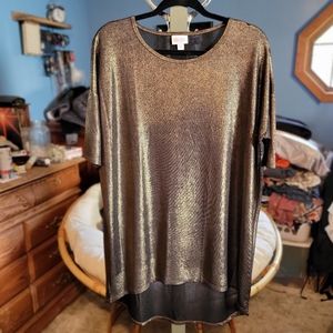 LulaRoe Irma Oversized T-shirt Shimmer